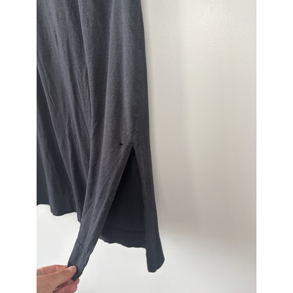 Free People Beach Women's Black All Day Long Midi T-Shirt Dress Small - Picture 5 of 8